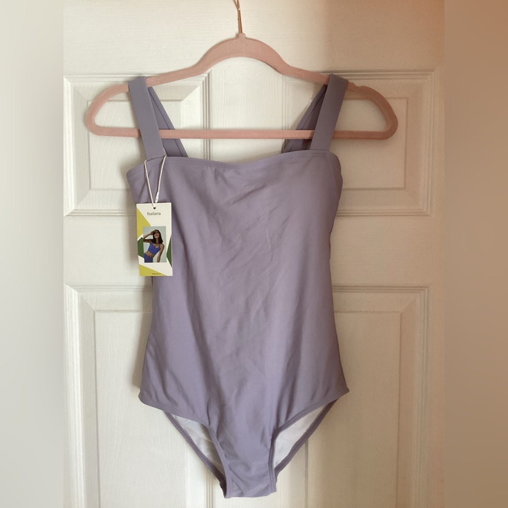 HALARA Women’s' Lavender One-Piece Swimsuit
